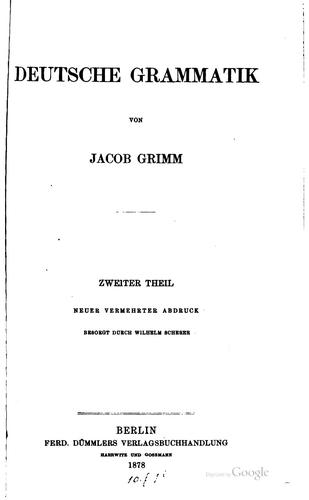 Deutsche Grammatik