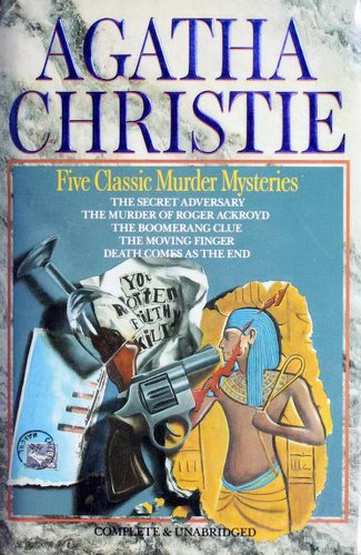 Five Classic Murder Mysteries (Boomerang Clue / Death Comes as the End / Moving Finger / Murder of Roger Ackroyd / Secret Adversary)