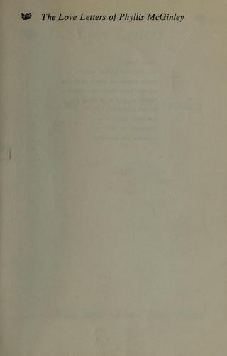 Love letters of Phyllis McGinley
