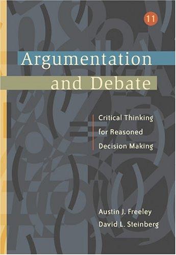 Argumentation and debate