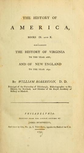 The history of America
