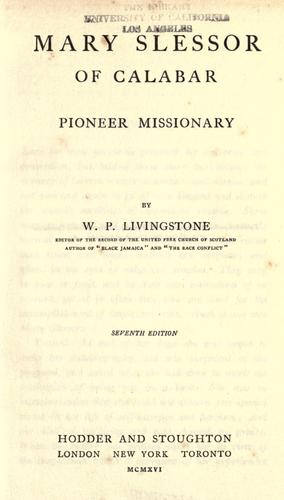 Mary Slessor