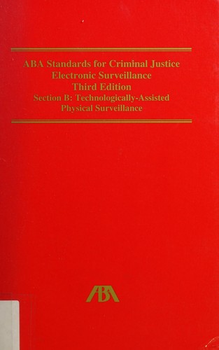 ABA standards for criminal justice