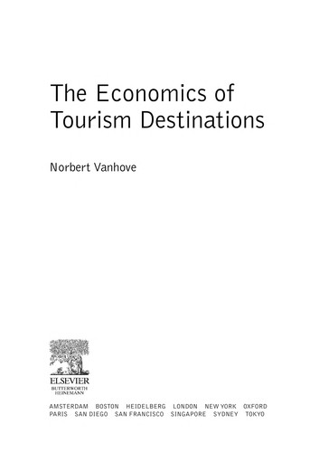 The economics of tourism destinations