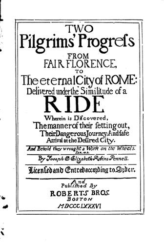 Two pilgrims' progress