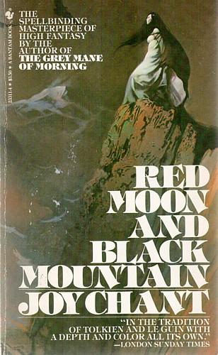 Red moon and black mountain