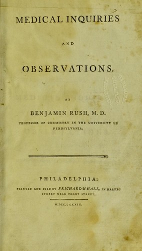 Medical inquiries and observations