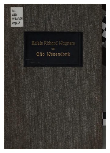 Letters of Richard Wagner
