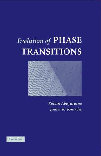 Evolution of phase transitions