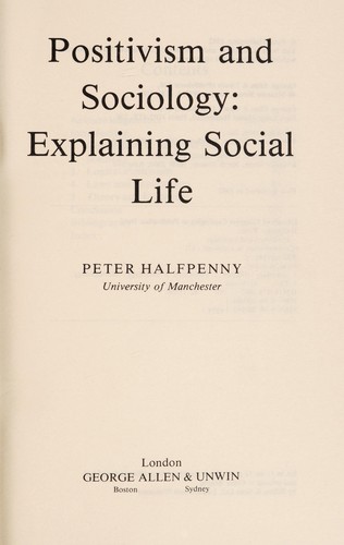 Positivism and Sociology