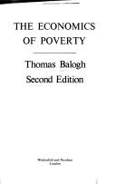The Economics of Poverty