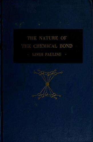 The nature of the chemical bond and the structure of molecules and crystals