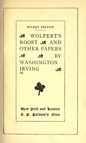 Wolfert's roost and other papers