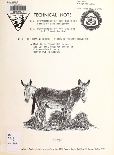 Wild, free-roaming burros