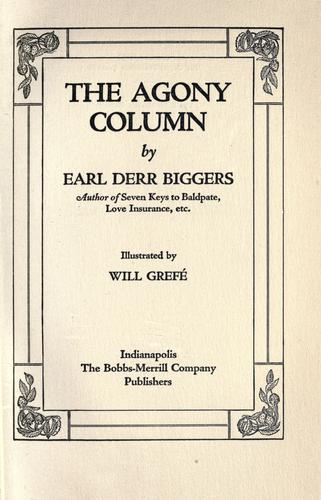 The Agony Column