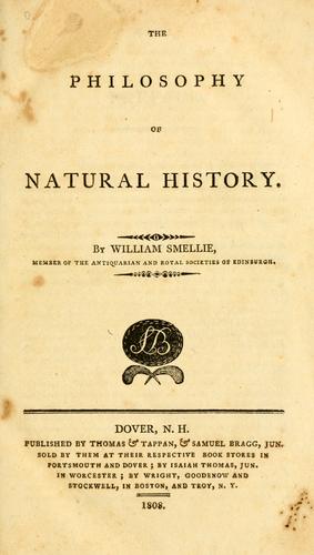 The philosophy of natural history