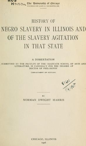History of negro slavery in Illinois