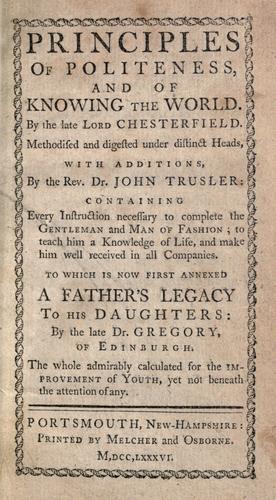 Letters to his son