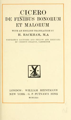 De finibus bonorum et malorum
