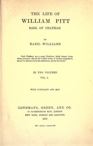 The Life of William Pitt