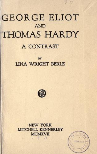 George Eliot and Thomas Hardy
