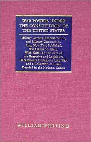 War powers under the Constitution of the United States