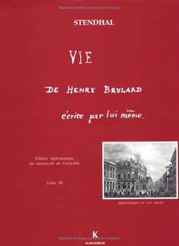 La Vida de Henry Brulard