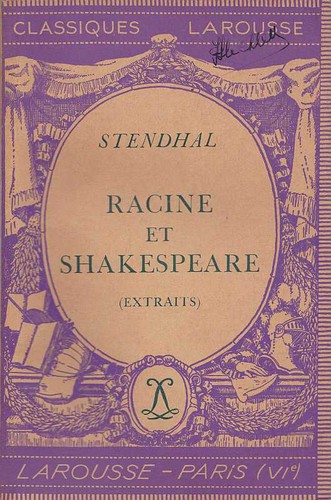 Racine et Shakespeare (1818-1825)