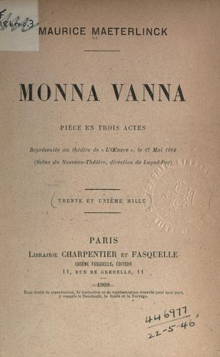 Monna Vanna