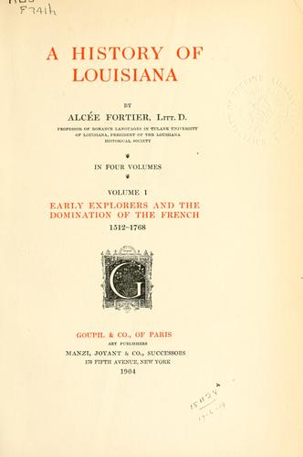 A history of Louisiana