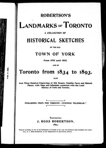 Landmarks of Toronto