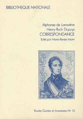 Correspondance Alphonse de Lamartine-Aymon de Virieu