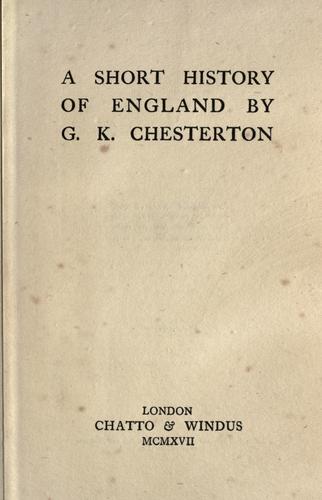 A Short History of England
