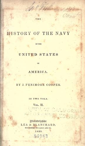 The history of the Navy of the United States of America