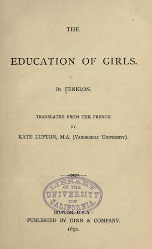 De l'éducation des filles