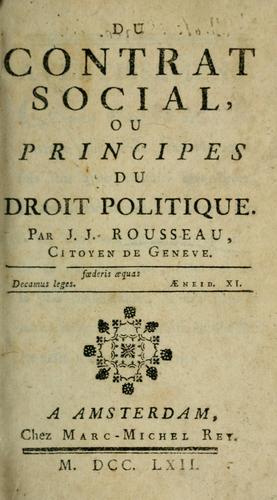 Du contrat social