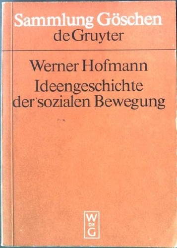 Ideengeschichte der sozialen Bewegung des 19. und 20. Jahrhunderts