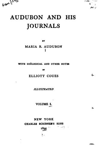 Audubon and his journals