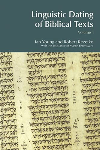 Linguistic dating of biblical texts