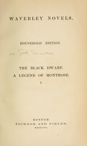A Legend of Montrose and the Black Dwarf