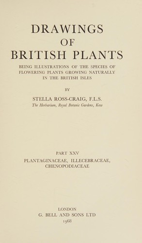 Drawings of British plants