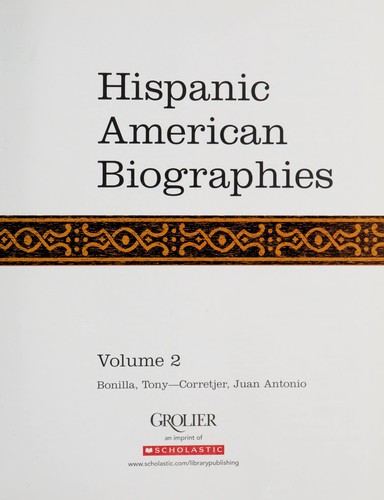 Hispanic American Biographies