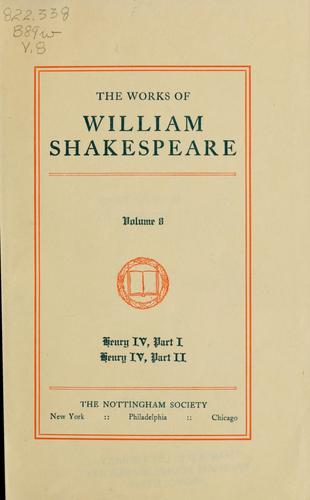 Plays (King Henry IV. Part 1 / King Henry IV. Part 2)