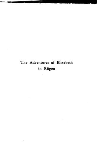 The Adventures of Elizabeth in Rügen