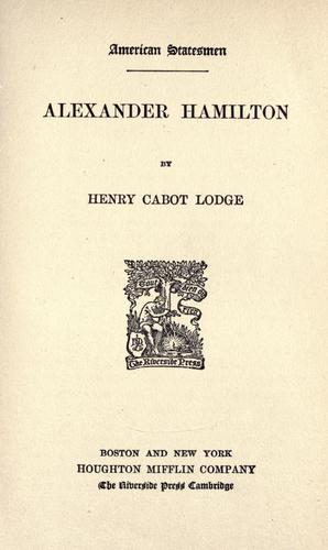 Alexander Hamilton