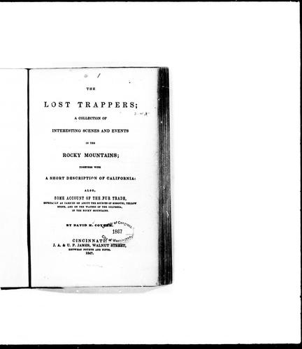 The lost trappers
