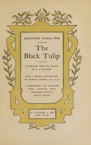 La tulipe noire