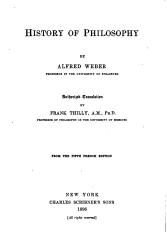 History of philosophy
