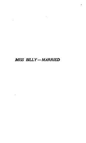 Miss Billy Married