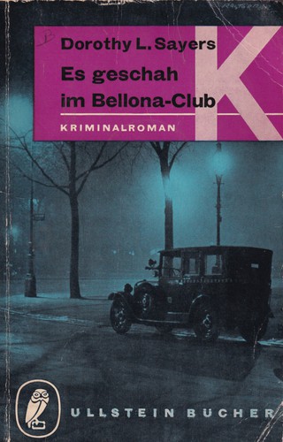 The unpleasantness at the Bellona Club